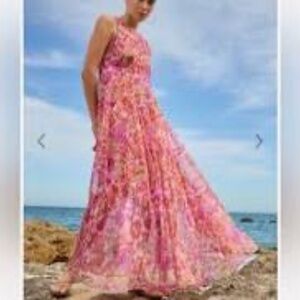 Johnny Was silk floral dress NWT 1X Plus Retail $515